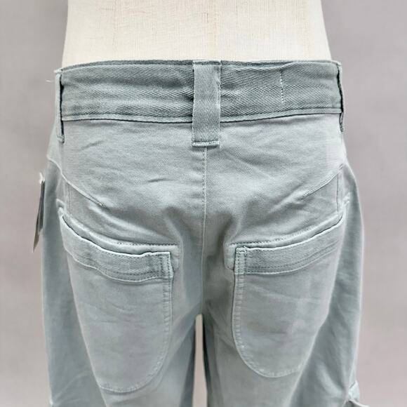 Pilcro Slouchy Utility Bow Barrel Pants in Sage Cargo Pockets Size 27 NWT - Picture 13 of 16
